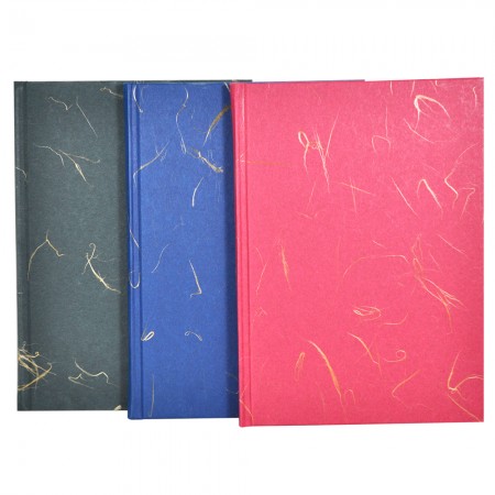 Carnet à couverture rigide en papier d'art soyeux